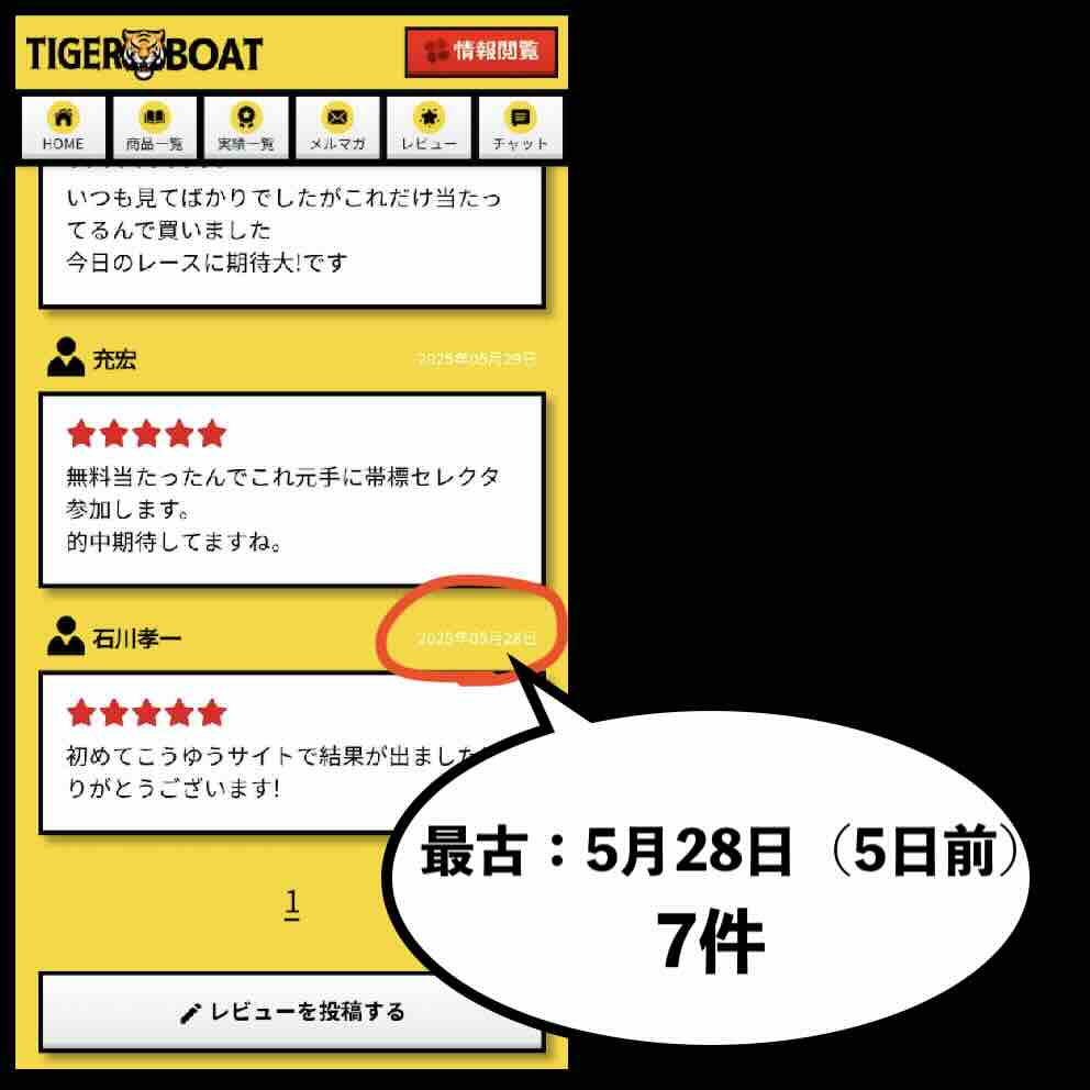 タイガーボートの利用者の声を検証